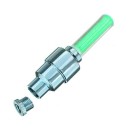 Led Valve Cap Green Πράσινο Φως Βαλβίδας Τροχού
