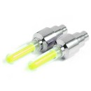 Led Valve Cap Yellow Κίτρινο Φως Βαλβίδας Τροχού