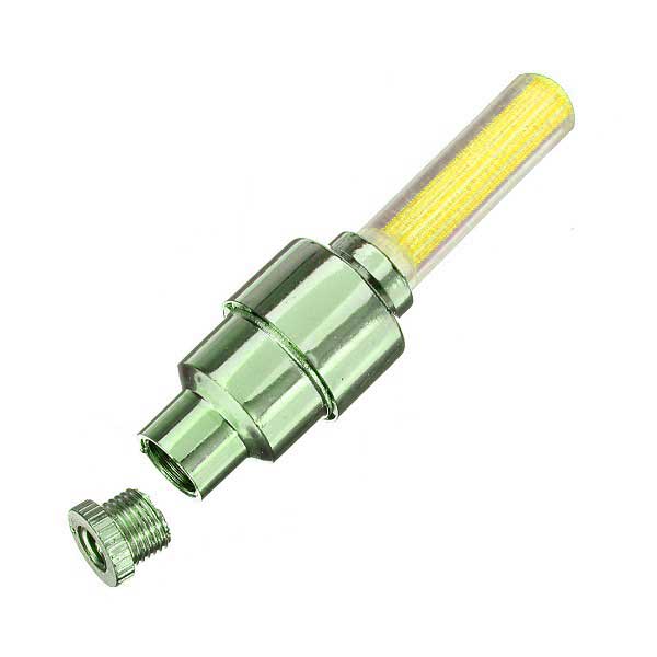 Led Valve Cap Yellow Κίτρινο Φως Βαλβίδας Τροχού