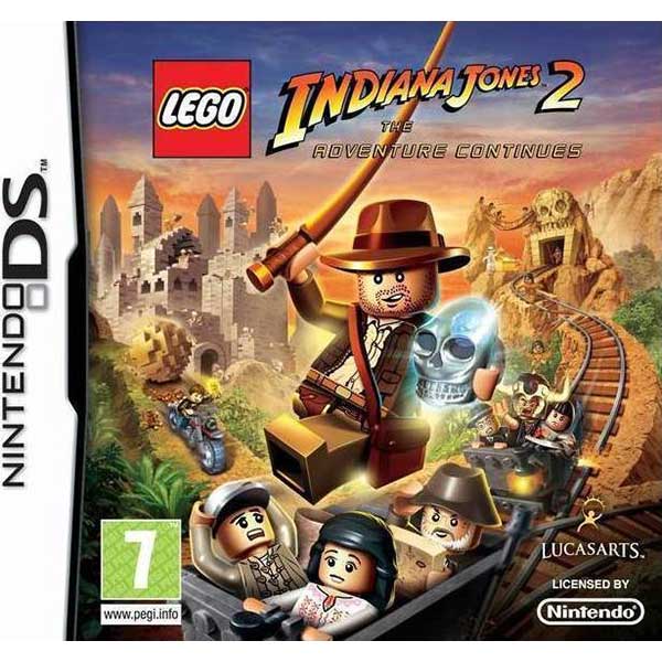 Lego Indiana Jones 2 The Adventures Continues - Nintendo DS Game
