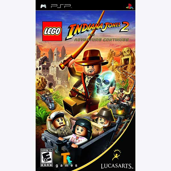 Lego Indiana Jones 2 The Adventure Continues - PSP Game Lego Indiana Jones 2 The Adventure Continues - PSP Game
