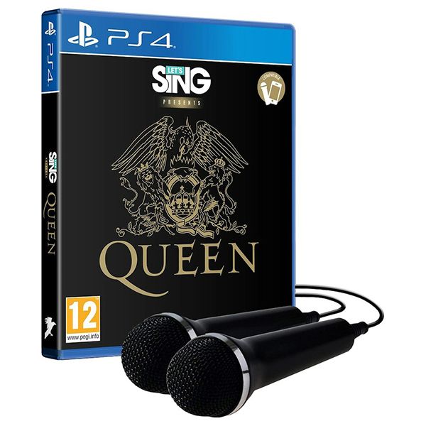 Let's Sing Queen - 2 Mics Bundle - PS4 Game Let's Sing Queen - 2 Mics Bundle - PS4 Game
