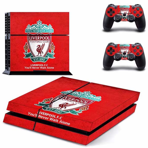 Sticker Skin Liverpool Αυτοκόλλητο + 2 Controller Skin - PS4 Fat Console