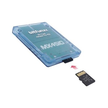 Memory Card Adapter MX4SIO SIO2SD Micro SD Blue Memory Card Adapter MX4SIO SIO2SD Micro SD Blue