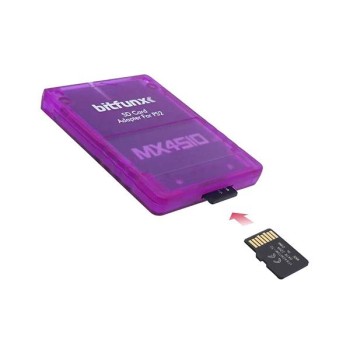 Memory Card Adapter MX4SIO SIO2SD Micro SD Purple Memory Card Adapter MX4SIO SIO2SD Micro SD Purple