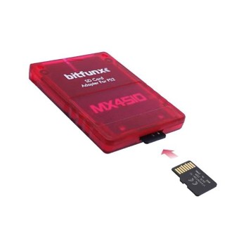 Memory Card Adapter MX4SIO SIO2SD Micro SD Red Memory Card Adapter MX4SIO SIO2SD Micro SD Red