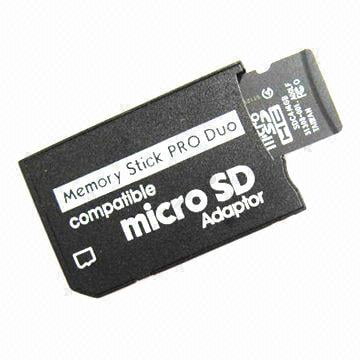 Memory Stick Pro Duo Adapter To Micro SD - PSP Console