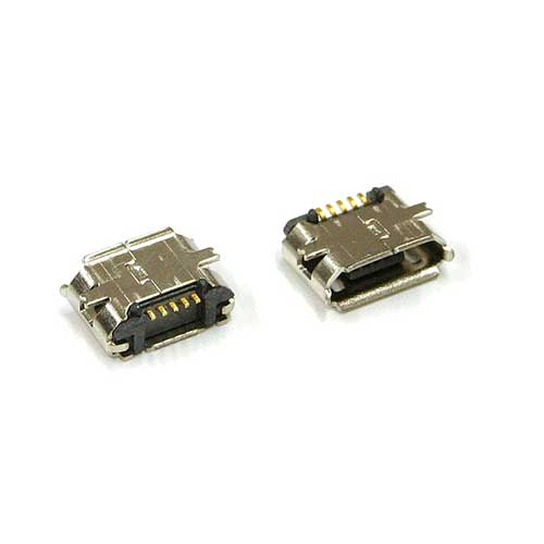 Micro USB Jack Socket SMD SMT 5 Pin Female Short Needle Θηλυκό Βύσμα Micro USB Jack Socket SMD SMT 5 Pin Female Short Needle Θηλυκό Βύσμα