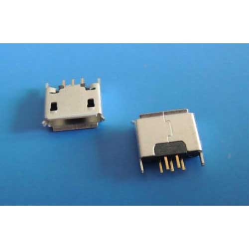 Micro USB Jack Socket SMD SMT 5 Pin Female 2 Straight Legs Θηλυκό Βύσμα