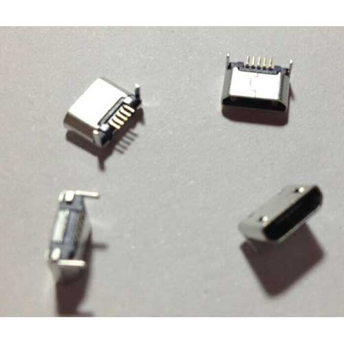 Micro USB Jack Socket SMD SMT 5 Pin Female 2 Legs Ping Mouth Θηλυκό Βύσμα