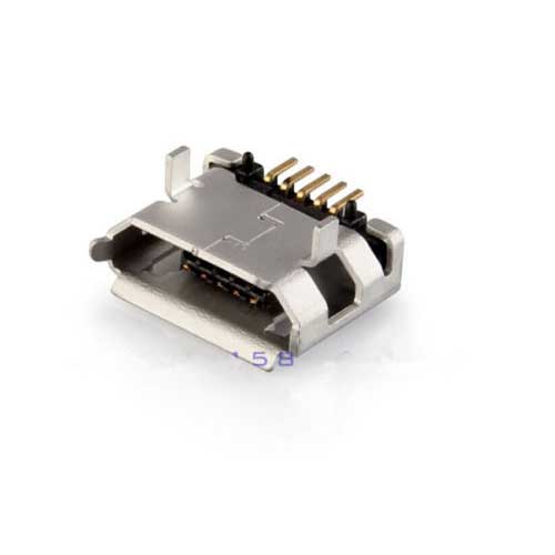 Micro USB Jack Socket SMD SMT 5 Pin Female 2 Legs Dip Long Θηλυκό Βύσμα