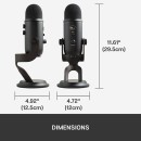Microphone Blue Yeti Blackout USB Μικρόφωνο