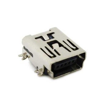 Mini USB Jack Socket SMD 5 PIN Female Mini B Θηλυκό Βύσμα