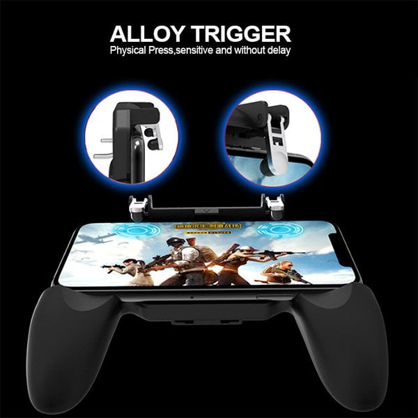 Mobile Phone Game Controller Fire Trigger W10 For PUBG