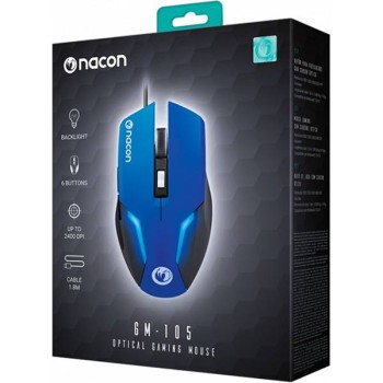 Mouse Nacon GM-105 Blue Gaming Ποντίκι