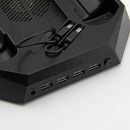 Multi Charging 4 Controllers & Cooling Stand Βάση Black - PS4 Fat Console
