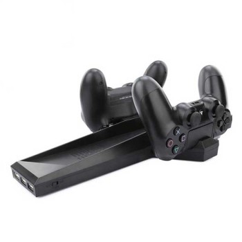 Multi Charging & Cooling Stand Βάση Black - PS4 Slim Console Multi Charging & Cooling Stand Βάση Black - PS4 Slim Console