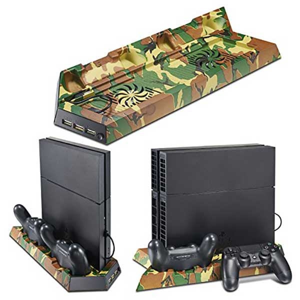 Multi Charging & Cooling Stand Βάση Camouflage - PS4 Fat Console