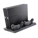 Multi Charging & Cooling Stand With Led Βάση Black - PS4 Fat Console