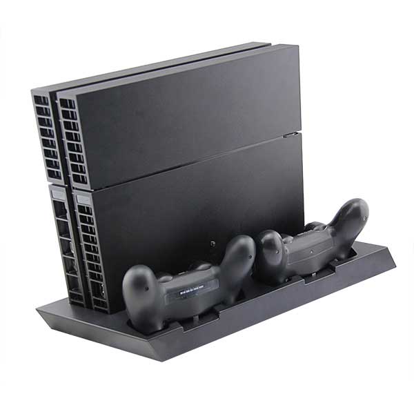 Multi Charging & Cooling Stand With Led Βάση Black - PS4 Fat Console