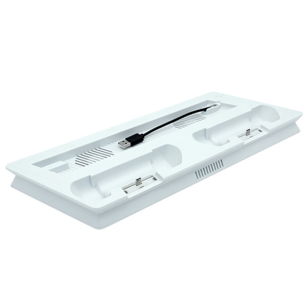 Multi Charging & Cooling UltraThin Stand White - PS4 Slim Console