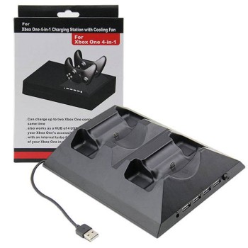 Multi Charging Station & Cooling Fan & Hub - Xbox One Console Multi Charging Station & Cooling Fan & Hub - Xbox One Console
