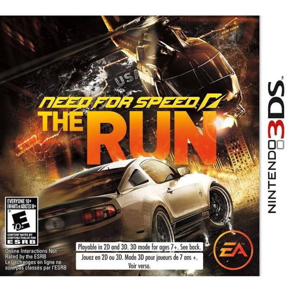 Need For Speed The Run - Nintendo 3DS Game