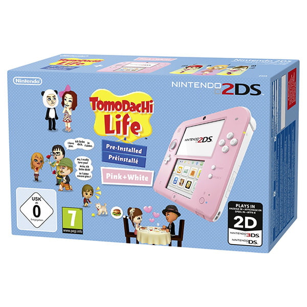 Κονσόλα Nintendo 2DS Pink White & Tomodachi Life Pre Installed