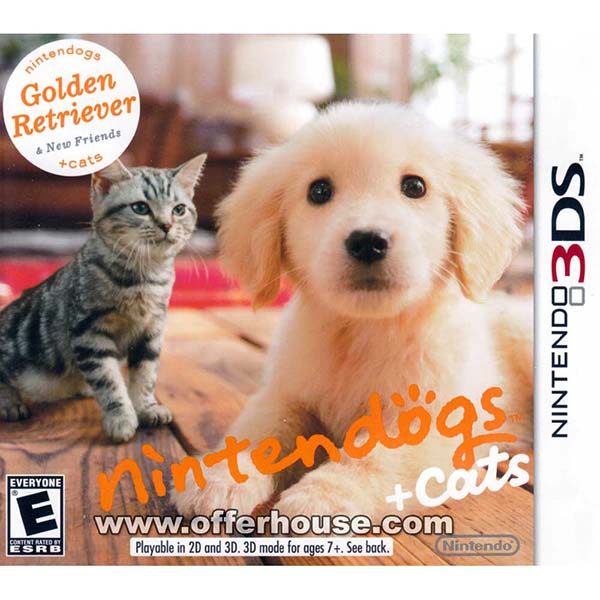 Nintendogs + Cats: Golden Retriever & New Friends - Nintendo 3DS Game