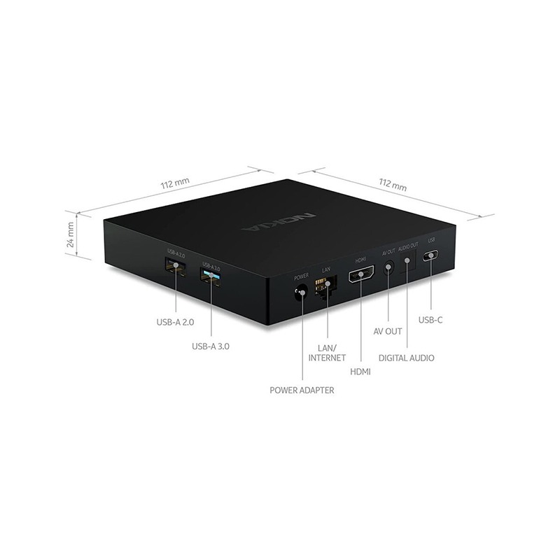 Nokia TV Box 8010 4K UHD Με WiFi 4GB Ram & 32GB Android 11.0