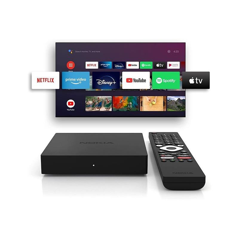 Nokia TV Box 8010 4K UHD Με WiFi 4GB Ram & 32GB Android 11.0