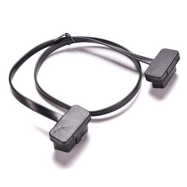 OBD2 ELM327 16pin Noodle Male To Female Elbow Extension Cable