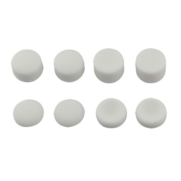 Analog Controller Thumb Stick Silicone Grip Cap Cover 8X White Ornate - Xbox One Controller