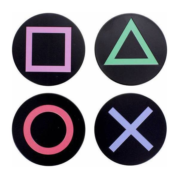 Paladone PlayStation Metal Coasters 4pcs Σουβέρ