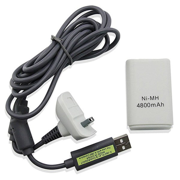 Μπαταρία με Φορτιστή Play & Charge Kit Battery Pack White - Xbox 360 Controller