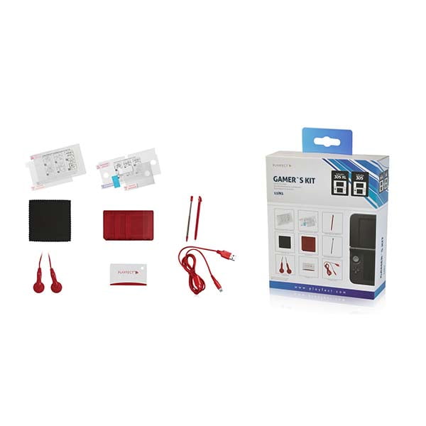 Playfect Gamer's Kit 11 in 1 Red για 3DS / 3DS XL Playfect Gamer's Kit 11 in 1 Red για 3DS / 3DS XL
