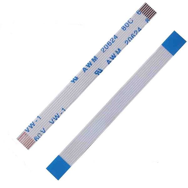 Power Reset Switch Button 8 pin Flex Cable Ribbon - PS2 Slim Console