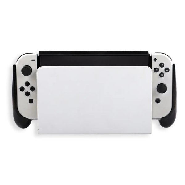 Protective Handle Grip Cover With Flip Black - Nintendo Switch OLED Console