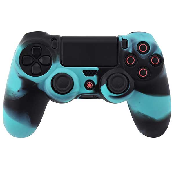 Silicone Case Skin Multi Color Blue / Black Κάλυμμα Σιλικόνης Χειριστηρίου - PS4 Controller