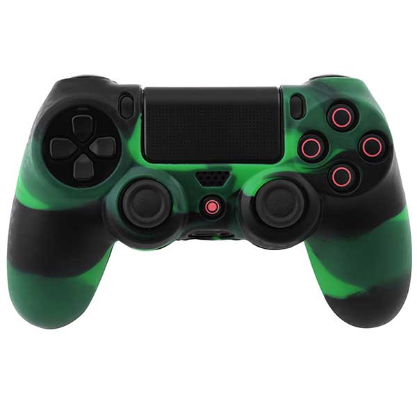 Silicone Case Skin Multi Color Green / Black Κάλυμμα Σιλικόνης Χειριστηρίου - PS4 Controller