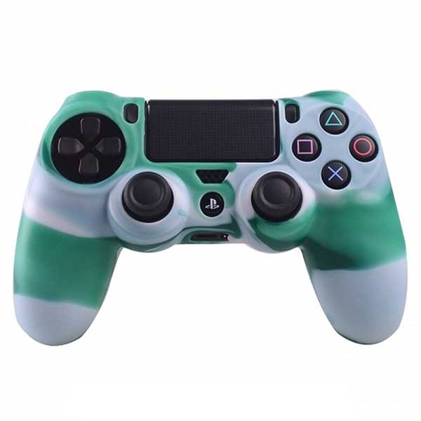 Silicone Case Multi Color Green / White Κάλυμμα Σιλικόνης Χειριστηρίου - PS4 Controller