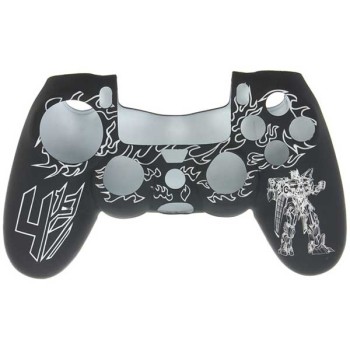 Silicone Case Skin Transformers Black / White Κάλυμμα Σιλικόνης Χειριστηρίου - PS4 Controller