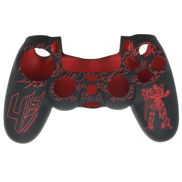 Silicone Case Skin Transformers Black / Red Κάλυμμα Σιλικόνης Χειριστηρίου - PS4 Controller