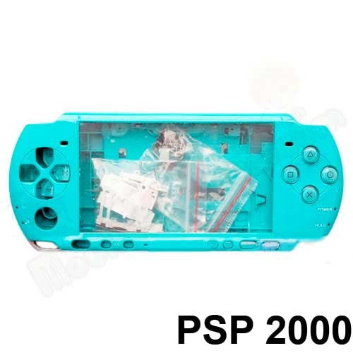 Κέλυφος Περίβλημα Γαλάζιο Housing Case Shell Replacement Light Blue - PSP Slim 2000