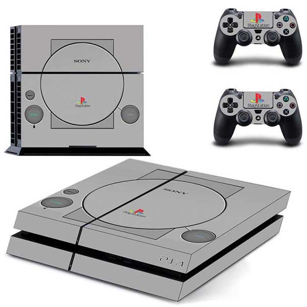 Sticker Skin PSX Retro Αυτοκόλλητο + 2 Controller Skin - PS4 Fat Console