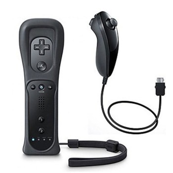 Remote Controller Motion Plus & Nunchuck Black OEM - Nintendo Wii / Wii U Controller Remote Controller Motion Plus & Nunchuck Black OEM - Nintendo Wii / Wii U Controller