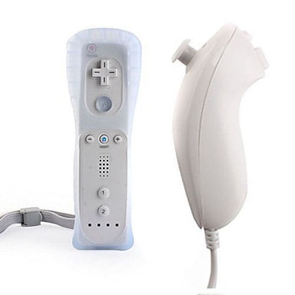 Remote Controller Motion Plus & Nunchuck White OEM - Nintendo Wii / Wii U Controller