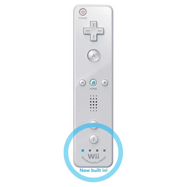 Χειριστήριο Original Nintendo Wii Remote Controller Με Motion Plus White Άσπρο