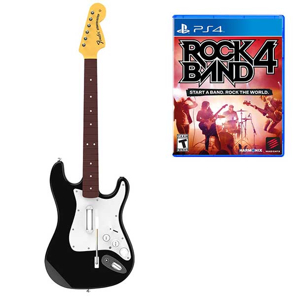 Rock Band 4 Guitar Bundle - PS4 Game Rock Band 4 Guitar Bundle - PS4 Game
