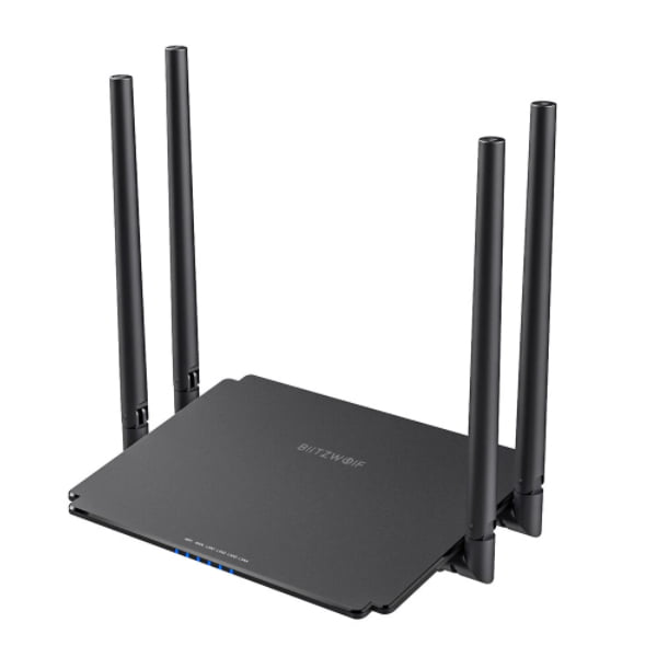 Router Wireless BlitzWolf BW-NET1 Dual Band Router 1200Mbps 4x5dBi High-Gain Antennas 512MB Memory
